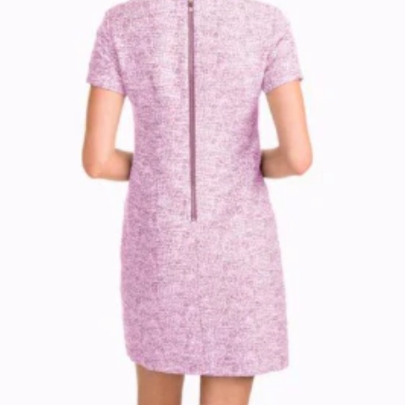 Southern Tide Paislee Radiant Orchid Textured Shift Dress – Size 10 - Picture 3 of 9